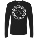 T-Shirts Black / Small Clone Club Men's Premium Long Sleeve