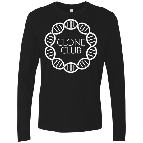 T-Shirts Black / Small Clone Club Men's Premium Long Sleeve