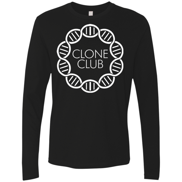 T-Shirts Black / Small Clone Club Men's Premium Long Sleeve