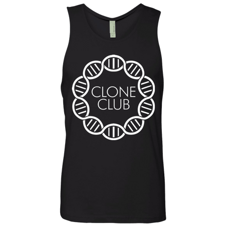 T-Shirts Black / Small Clone Club Men's Premium Tank Top