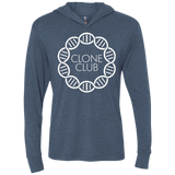 T-Shirts Indigo / X-Small Clone Club Triblend Long Sleeve Hoodie Tee