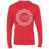 T-Shirts Vintage Red / X-Small Clone Club Triblend Long Sleeve Hoodie Tee