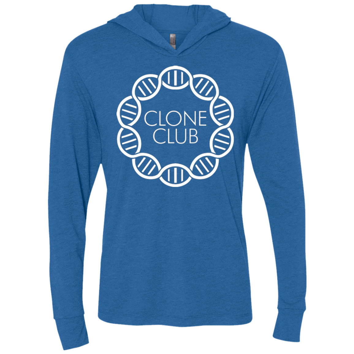 T-Shirts Vintage Royal / X-Small Clone Club Triblend Long Sleeve Hoodie Tee