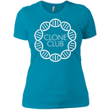 T-Shirts Turquoise / X-Small Clone Club Women's Premium T-Shirt