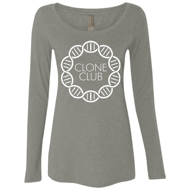 T-Shirts Venetian Grey / Small Clone Club Women's Triblend Long Sleeve Shirt