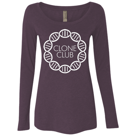 T-Shirts Vintage Purple / Small Clone Club Women's Triblend Long Sleeve Shirt