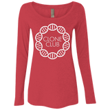 T-Shirts Vintage Red / Small Clone Club Women's Triblend Long Sleeve Shirt