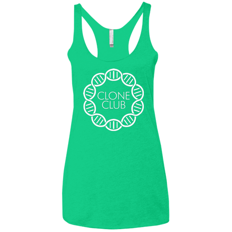 T-Shirts Envy / X-Small Clone Club Women's Triblend Racerback Tank
