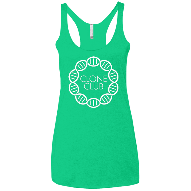 T-Shirts Envy / X-Small Clone Club Women's Triblend Racerback Tank