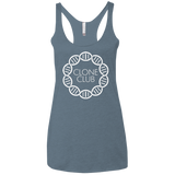 T-Shirts Indigo / X-Small Clone Club Women's Triblend Racerback Tank