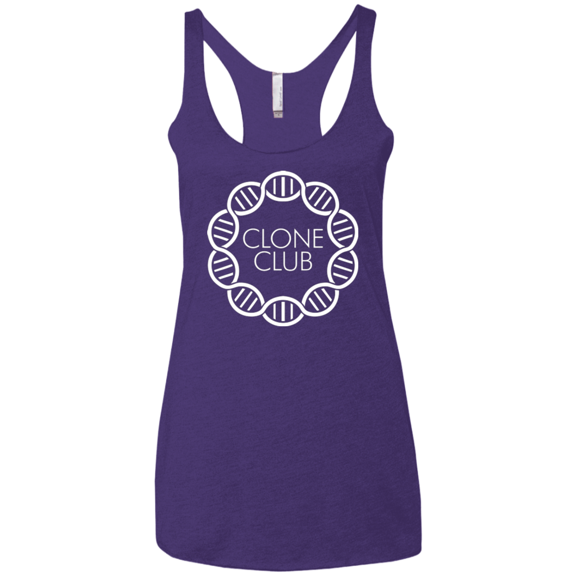 T-Shirts Purple / X-Small Clone Club Women's Triblend Racerback Tank