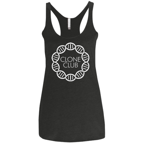 T-Shirts Vintage Black / X-Small Clone Club Women's Triblend Racerback Tank