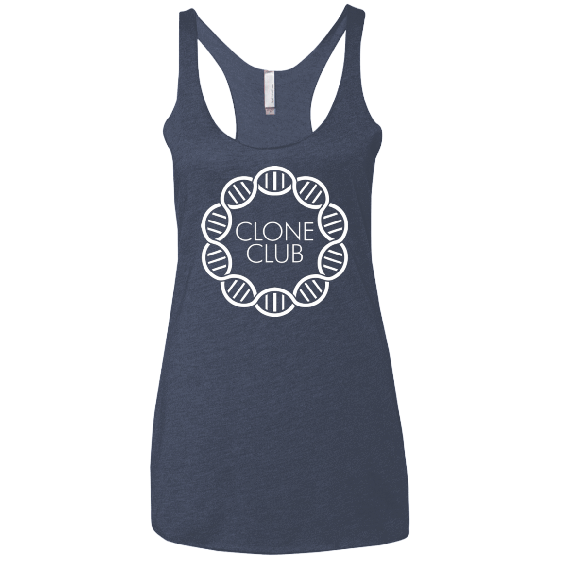 T-Shirts Vintage Navy / X-Small Clone Club Women's Triblend Racerback Tank