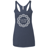 T-Shirts Vintage Navy / X-Small Clone Club Women's Triblend Racerback Tank