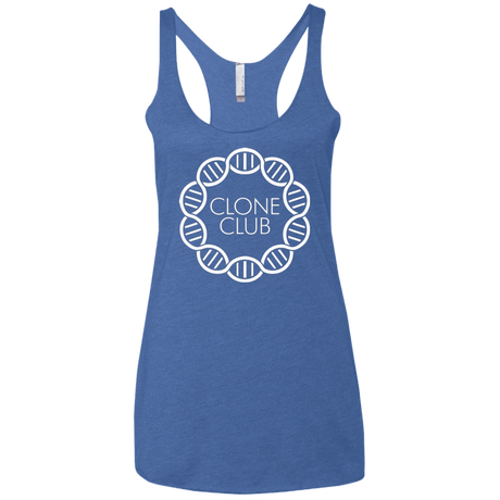 T-Shirts Vintage Royal / X-Small Clone Club Women's Triblend Racerback Tank