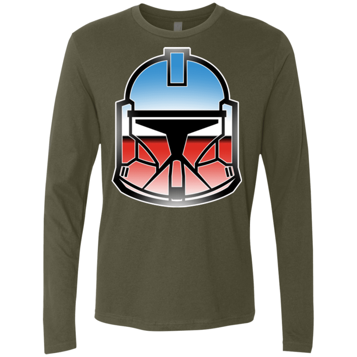 T-Shirts Military Green / Small Clone Men's Premium Long Sleeve