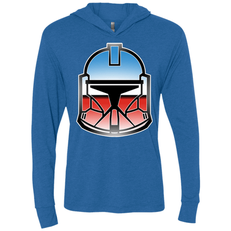 T-Shirts Vintage Royal / X-Small Clone Triblend Long Sleeve Hoodie Tee