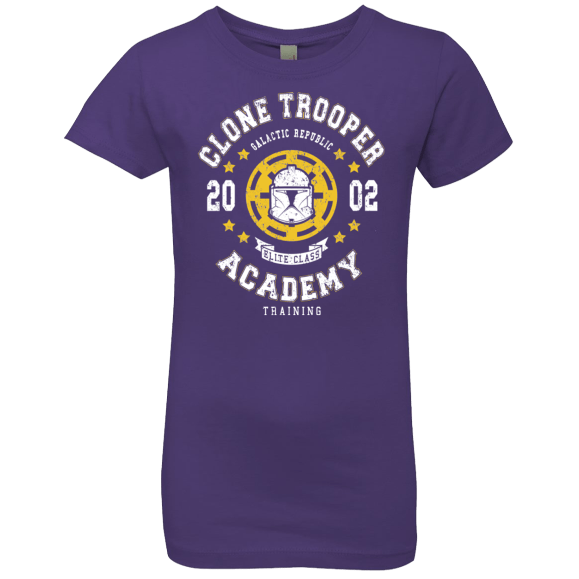T-Shirts Purple Rush / YXS Clone Trooper Academy 02 Girls Premium T-Shirt