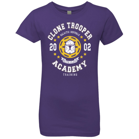 T-Shirts Purple Rush / YXS Clone Trooper Academy 02 Girls Premium T-Shirt