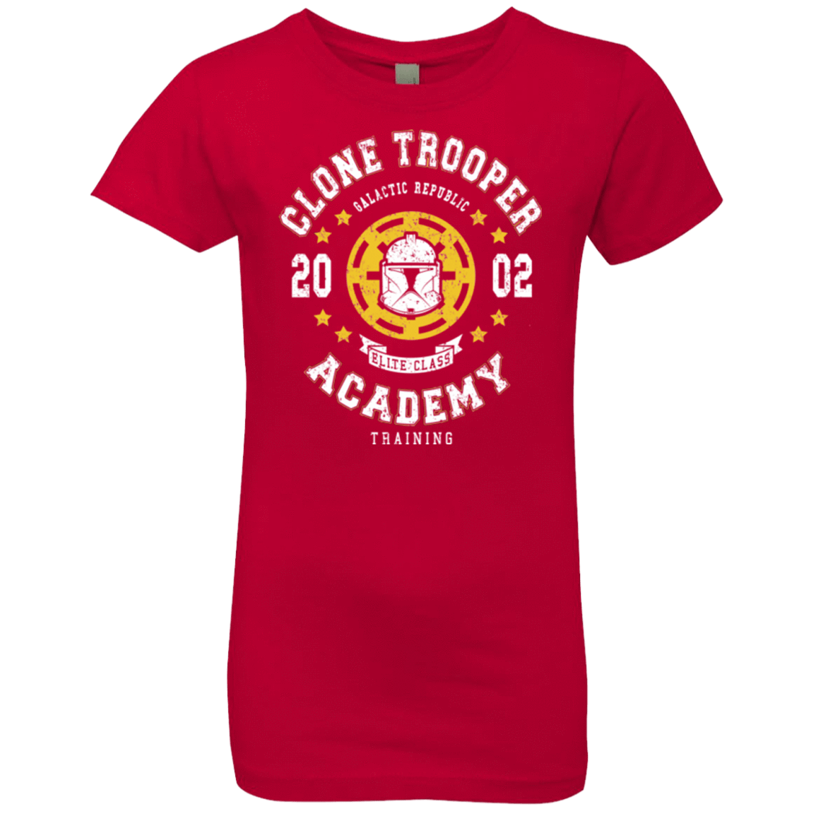 T-Shirts Red / YXS Clone Trooper Academy 02 Girls Premium T-Shirt
