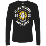 T-Shirts Black / Small Clone Trooper Academy 02 Men's Premium Long Sleeve