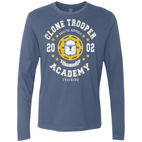 T-Shirts Indigo / Small Clone Trooper Academy 02 Men's Premium Long Sleeve