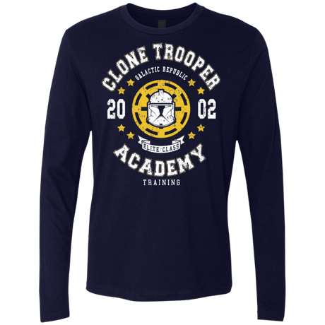 T-Shirts Midnight Navy / Small Clone Trooper Academy 02 Men's Premium Long Sleeve
