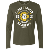 T-Shirts Military Green / Small Clone Trooper Academy 02 Men's Premium Long Sleeve