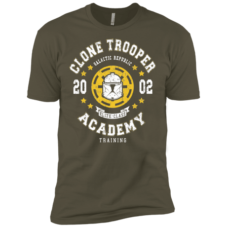 T-Shirts Military Green / X-Small Clone Trooper Academy 02 Men's Premium T-Shirt
