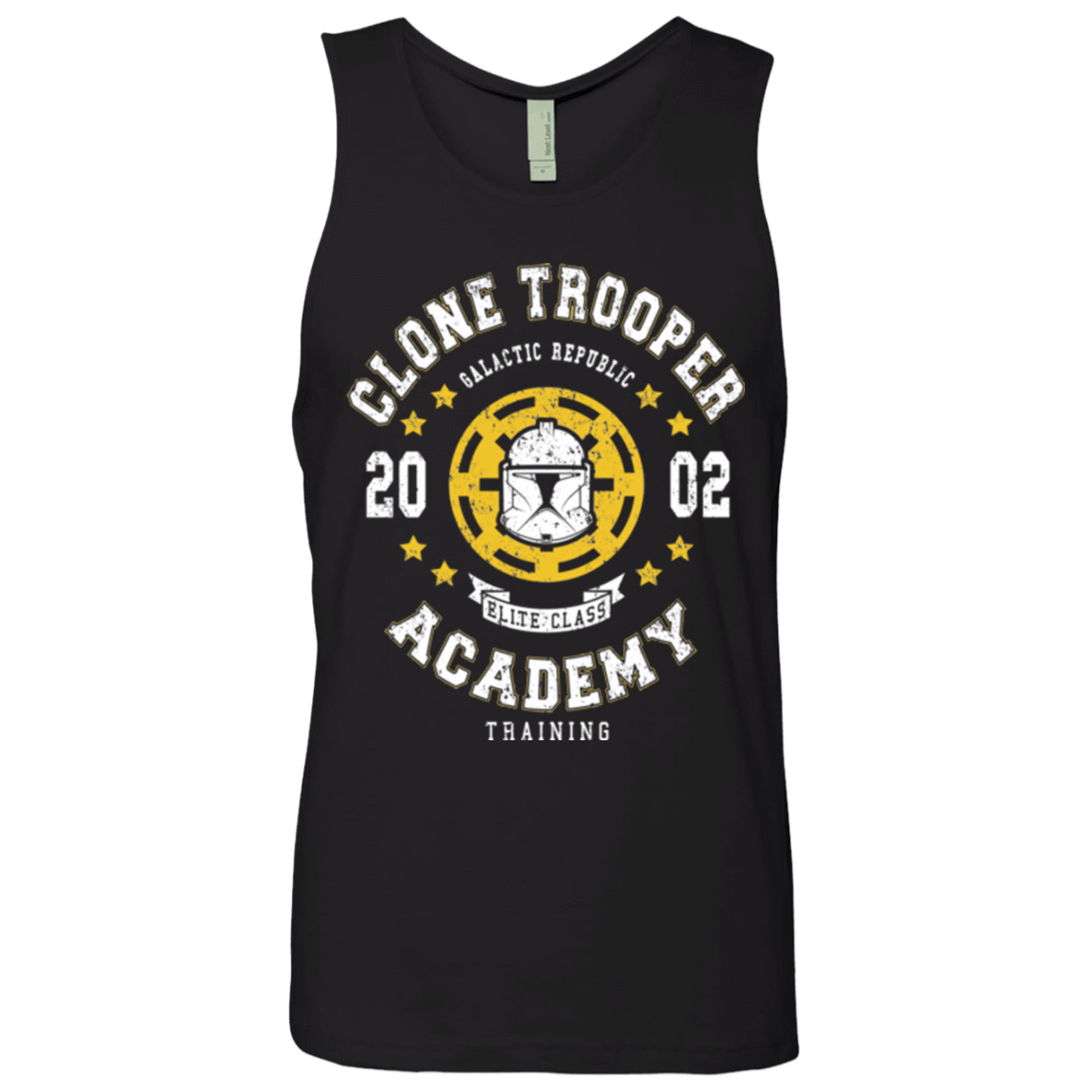 T-Shirts Black / Small Clone Trooper Academy 02 Men's Premium Tank Top