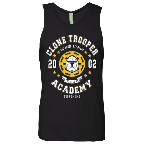 T-Shirts Black / Small Clone Trooper Academy 02 Men's Premium Tank Top