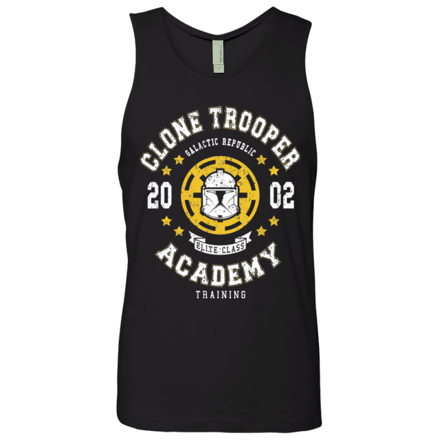 T-Shirts Black / Small Clone Trooper Academy 02 Men's Premium Tank Top