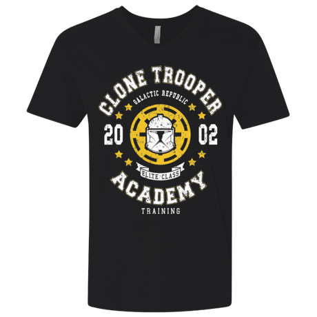 T-Shirts Black / X-Small Clone Trooper Academy 02 Men's Premium V-Neck