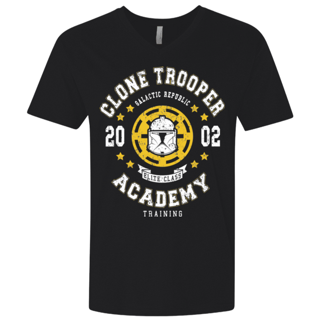 T-Shirts Black / X-Small Clone Trooper Academy 02 Men's Premium V-Neck