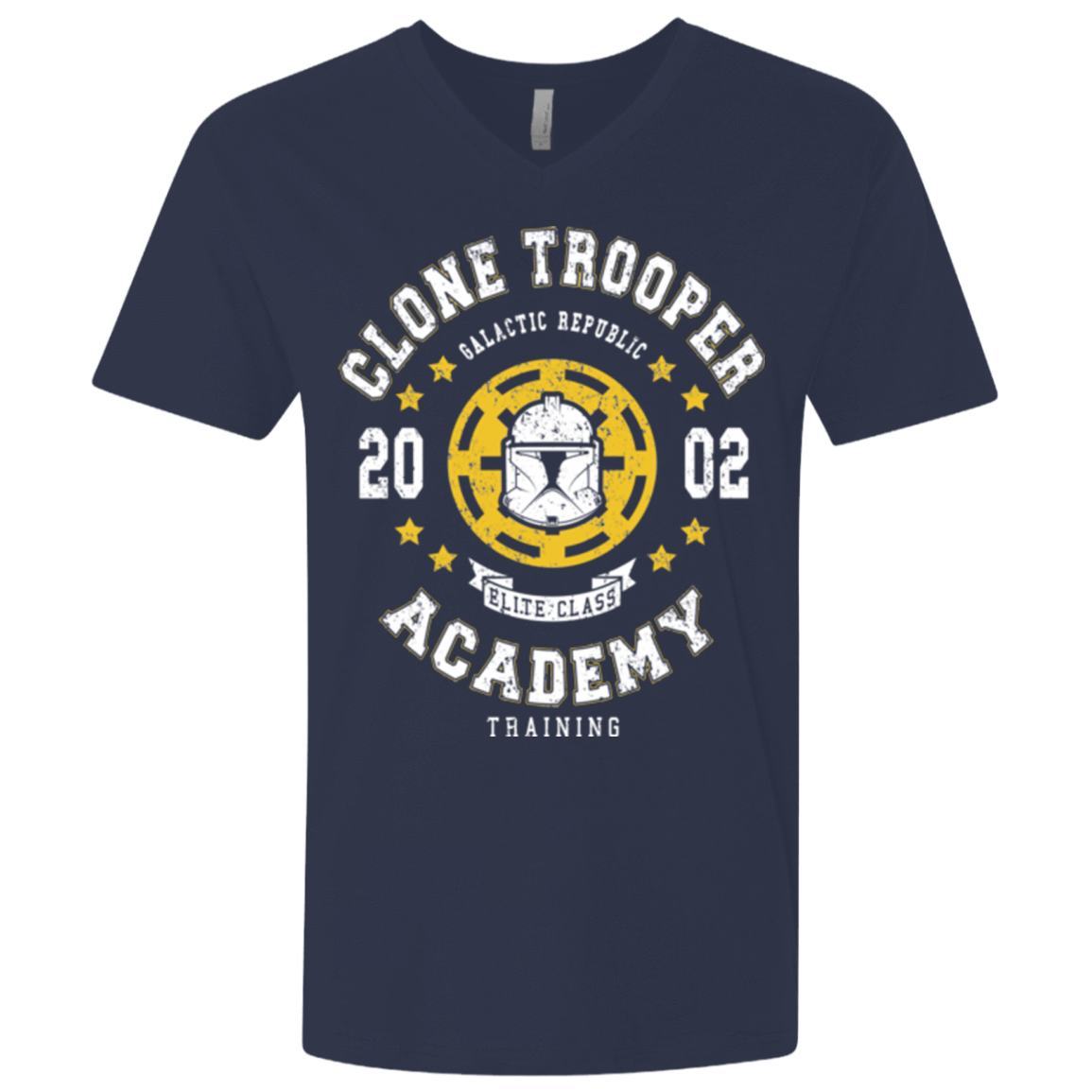 T-Shirts Midnight Navy / X-Small Clone Trooper Academy 02 Men's Premium V-Neck