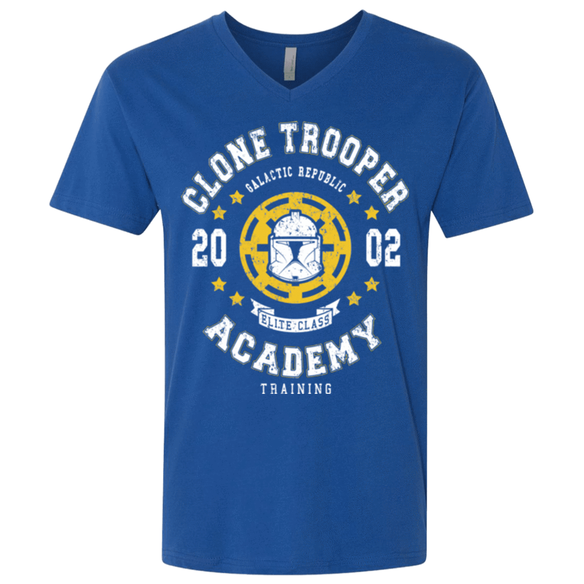 T-Shirts Royal / X-Small Clone Trooper Academy 02 Men's Premium V-Neck