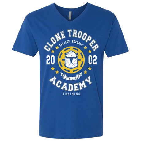 T-Shirts Royal / X-Small Clone Trooper Academy 02 Men's Premium V-Neck