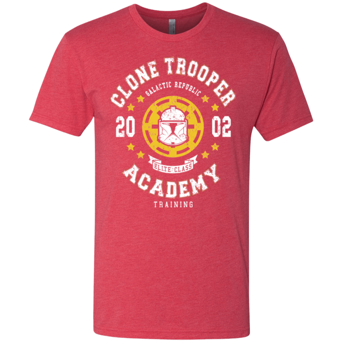 T-Shirts Vintage Red / Small Clone Trooper Academy 02 Men's Triblend T-Shirt