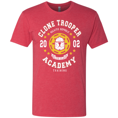 T-Shirts Vintage Red / Small Clone Trooper Academy 02 Men's Triblend T-Shirt