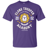 T-Shirts Purple / Small Clone Trooper Academy 02 T-Shirt