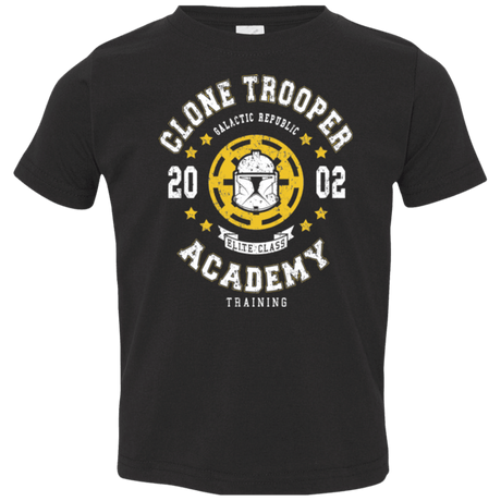 T-Shirts Black / 2T Clone Trooper Academy 02 Toddler Premium T-Shirt