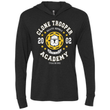 T-Shirts Vintage Black / X-Small Clone Trooper Academy 02 Triblend Long Sleeve Hoodie Tee