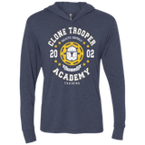 T-Shirts Vintage Navy / X-Small Clone Trooper Academy 02 Triblend Long Sleeve Hoodie Tee