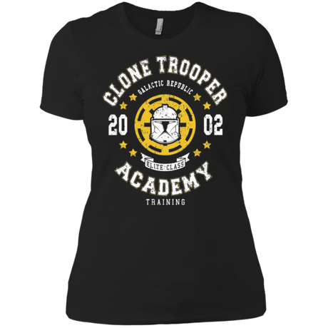 T-Shirts Black / X-Small Clone Trooper Academy 02 Women's Premium T-Shirt