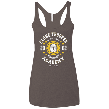T-Shirts Macchiato / X-Small Clone Trooper Academy 02 Women's Triblend Racerback Tank