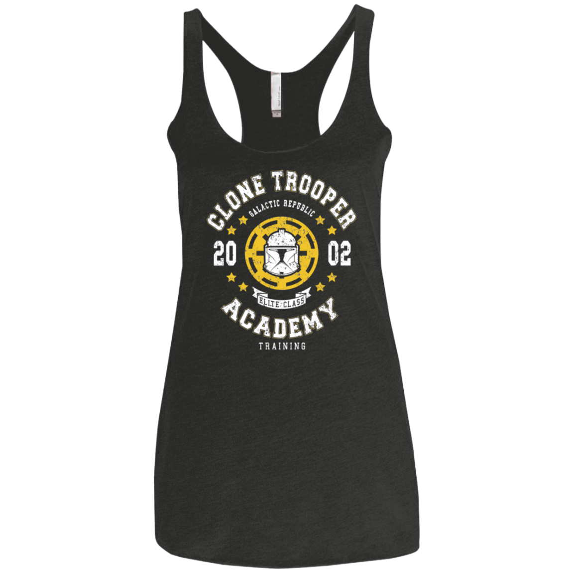 T-Shirts Vintage Black / X-Small Clone Trooper Academy 02 Women's Triblend Racerback Tank