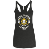 T-Shirts Vintage Black / X-Small Clone Trooper Academy 02 Women's Triblend Racerback Tank