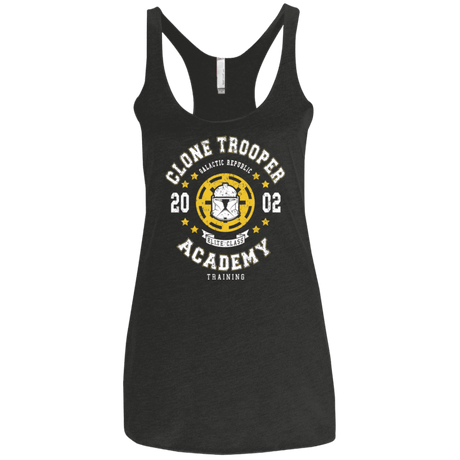 T-Shirts Vintage Black / X-Small Clone Trooper Academy 02 Women's Triblend Racerback Tank