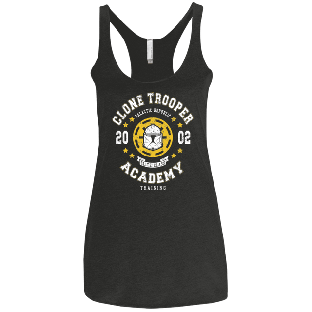 T-Shirts Vintage Black / X-Small Clone Trooper Academy 02 Women's Triblend Racerback Tank