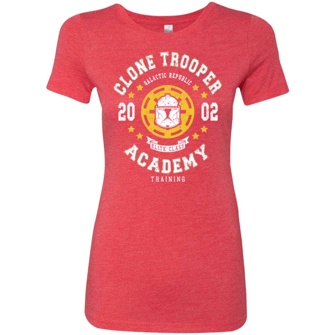 T-Shirts Vintage Red / Small Clone Trooper Academy 02 Women's Triblend T-Shirt